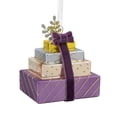 thumbnail image 1 of Hallmark Christmas Ornament (Signature Pretty Presents Glass and Fabric), 1 of 6