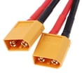 thumbnail image 4 of 2 Piezas XT60 A Doble Enchufe Conector Paralelo Y Cable Divisor Cable 14AWG 100 Mm Zulema XT60 Macho a Hembra, 4 of 8