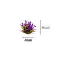 thumbnail image 7 of Miniature Flower Cluster Diorama Layout Flower Vegetation Groups Grass Tufts for Scenery Landscape Train Railroad Railway Decoration Amaranth, 7 of 7