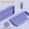 thumbnail image 5 of XHY iPhone 14 Phone Case Military Grade Protection 3 in 1 Shock and Drop Resistant Rugged Durable Detachable for iPhone 14 6.1'' Phone - Light Purple, 5 of 6