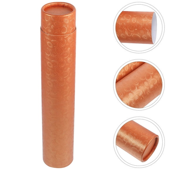 SHOWERORO Telescopic Poster Tube Paper Poster Tube Protection for Students 1Set