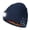 Navy Blue, variant on Warm Fleece Lined Bluetooth LED Beanie, Mens Stocking Cap with Light and Speaker Mic Cordless Headphones, Christmas Hat Stuffers for Men Dad (Black)