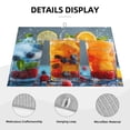 thumbnail image 3 of Yiaed Refreshing Fruit Infused Drinks Print Highly Absorbent Microfiber Kitchen Counter Mat, Dish Drying Pad for Dishes, Utensils, Pots and Pans, Large 18" x 24", 3 of 7