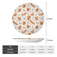thumbnail image 2 of Gaeub Cute Squirrel Fall Print Ceramic Plate,Dinner Plates,Bone China Decorative Plates with Display Stand,Art Ceramic Ornaments for Wall Hanging Decoration-6in, 2 of 6