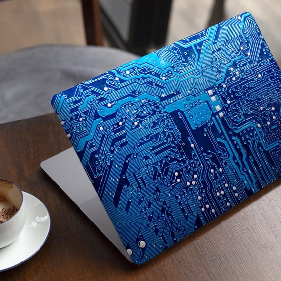 DesignSkinz Blue Circuit Board V1 Full-Body Skin Decal Wrap Cover for MacBook 12" Retina (A1534)