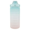 thumbnail image 1 of POINTERTECK 2L Water Bottle with Straw Water Storage Container BPA-free Drinking Bottle Water Jug Measured Water Bottle Recyclable Bottle for Gym Outdoor Sports with Inspirational Time Ma, 1 of 6