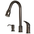 thumbnail image 3 of Laguna Brass Pull Down Single Handle Kitchen Faucet, 3 of 4