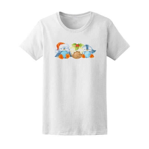 Cute Fluffy Bird Penguin Tee Women's -Image by Shutterstock