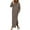 # 344 Khaki, variant on Women’s Hoodie Dress, Pullover Maxi Fall Dress for Women