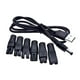 thumbnail image 3 of Conector convertidor de carga de afeitadora jinwen adaptador USB para peluquería 6 piezas, 3 of 8