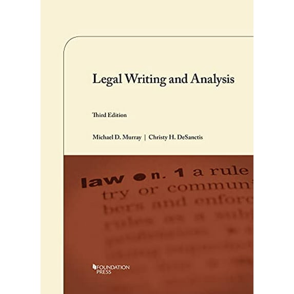 Pre-Owned Legal Writing and Analysis (Coursebook) (Paperback) 1684675383 9781684675388