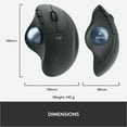 thumbnail image 2 of Logitech ERGO M575 Wireless Trackball, Graphite, 2 of 13
