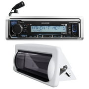 Kenwood KMR-M322BT Marine Bluetooth Digital Media Receiver Android/iPhone+Guard