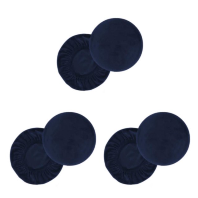 yingyy 1/2/3 2X Stool Cover Bar Supplies Dustproof Chair Covers Softness Handily Install Multipurpose Elasticity Extendable Gear Navy-blue L 3PCS