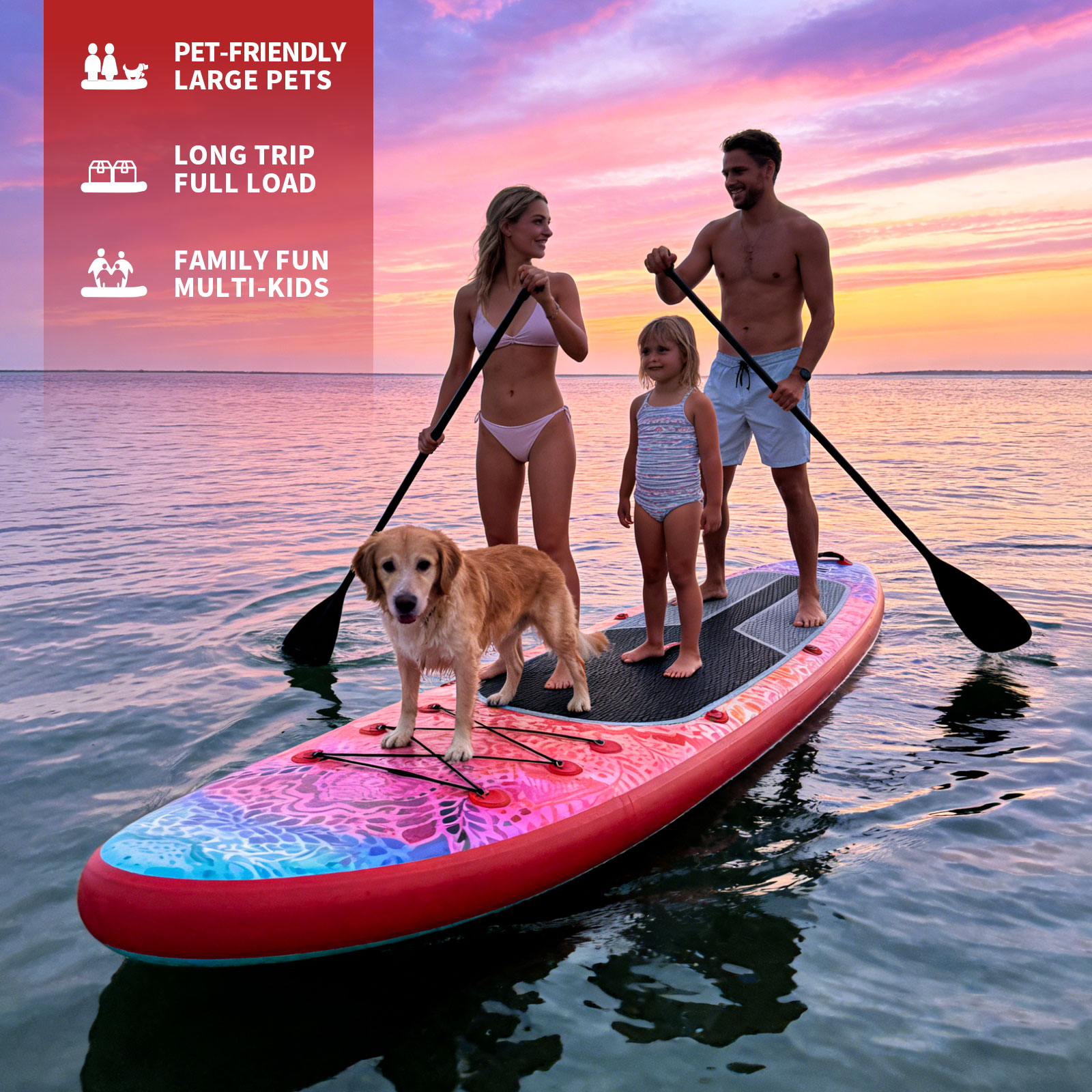AISUNSS 10.6 Ft Inflatable Stand Up Paddle Board photo 4