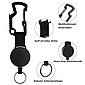thumbnail image 4 of 5 pieces heavy duty retractable keychains, 4 of 5