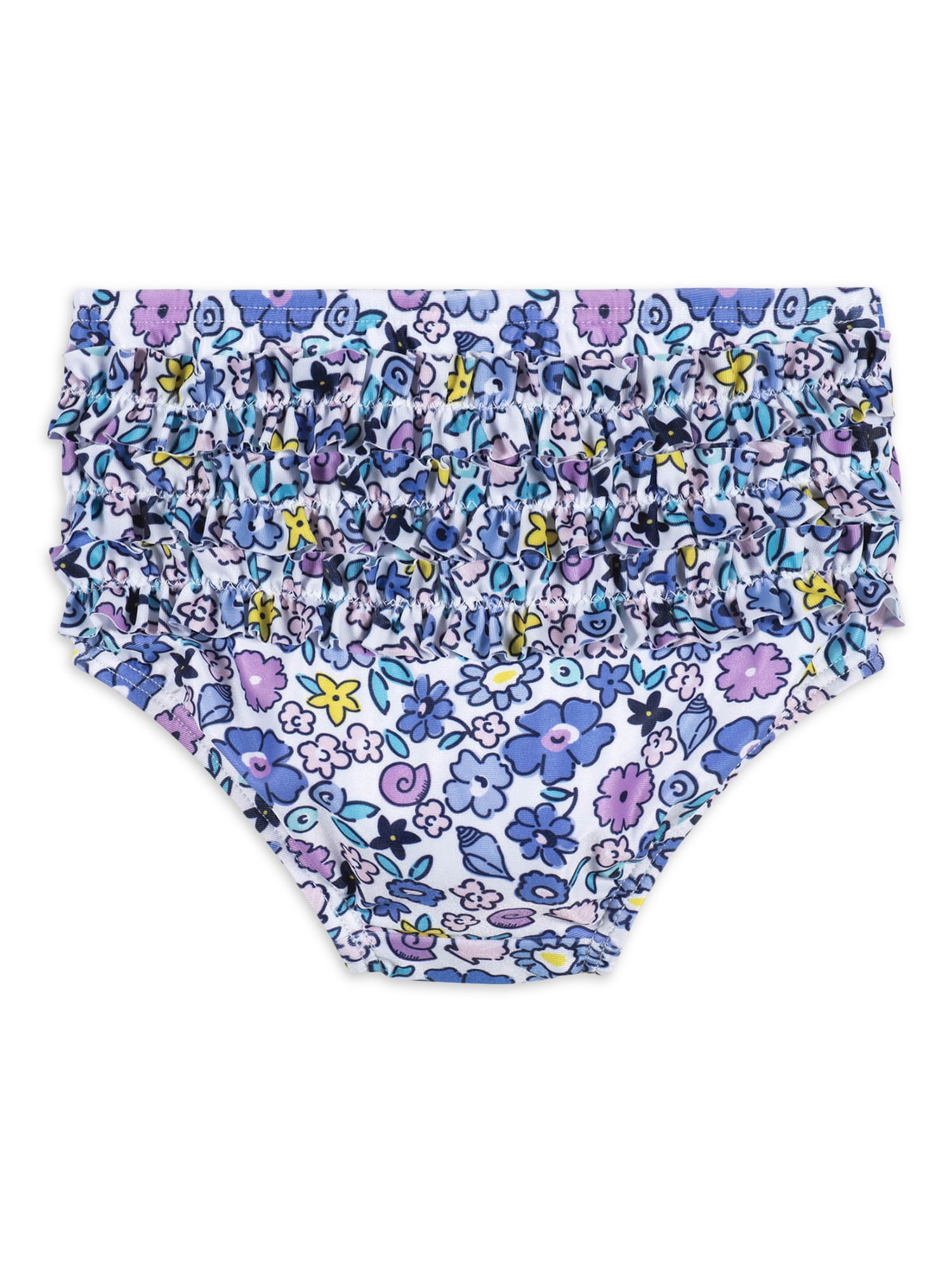 Gerber Baby & Toddler Girl Rashguard & Swim Bottoms Set with UPF 50+, 2-Piece, (0/3M - 5T)
