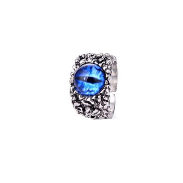 Minnieouse Anillo con abalorio de personalidad, diseño Vintage para adolescentes, suministro de joyería de aleación, accesorios de ropa, anillos de Ropa, zapatos y accesorios Miscelánea Azul Minnieouse AP010670-03B