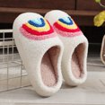 thumbnail image 5 of Cdudpw Kids Slippers, Animal Slipper for Girls Boys Slippers Winter Toddler Fuzzy Cute Fluffy House Shoes, Plush Cartoon Bedroom Slides, Soft Cozy(W245-White), 5 of 8