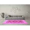 thumbnail image 3 of Ahgly Company Indoor Rectangle Abstract Purple Modern Area Rugs, 3' x 5', 3 of 4