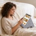 thumbnail image 2 of Sentmoon Back Pillow for Bed Sitting up Reading Pillow Reading Pillow Tablet Phone Stand Pillow Multi Angle Pillow Reading Pillow Pillows Pad Suitable for Beds Sofas and Other Home Situations, 2 of 7