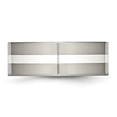 thumbnail image 6 of Titanium Sterling Silver Inlay Flat 8mm Polished Band, 6 of 8