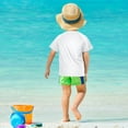 thumbnail image 4 of FORMRS Boys Rash Guard Short Sleeves Swim Shirt Quick Dry UPF 50+ Sun Protection, Sizes 3-12T, Cute Easter Eggs, 4 of 6