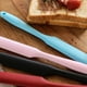 thumbnail image 3 of 4 piezas multifunción espátula de silicona para hornear raspador de pastel cortador de utensilios de cocina para hornear herramientas para pasteles de crema de pastel de mantequilla (negro), 3 of 3