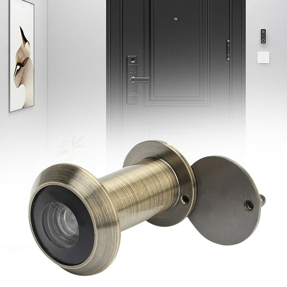 Door Viewer Solid Brass 220 Peephole Wide Angle Door Hole Hole For Front Door Holes For 3560mm Thick Doors Peephole Hole Door Spyhole For S Hardware adapter
