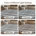 thumbnail image 7 of ODIKA 2'x3' Washable Doormat Under Checkered Boho Folk Layering Layered Front Plaid Flowing Dynamic for Entryway, Kitchen, Laundry Room, Non-Slip, Low Pile, 7 of 7