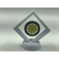 thumbnail image 2 of DECOMIL Coin Display Stand - Set of 10 3D Floating Frame Display Holder with Stands for Challenge Coins, AA Medallions, Jewelry, 2.75 x 2.75 x 0.75 Inches (10, White), 2 of 4