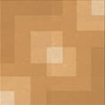 thumbnail image 1 of Ahgly Company Machine Washable Indoor Square Transitional Neon Orange Area Rugs, 7' Square, 1 of 7