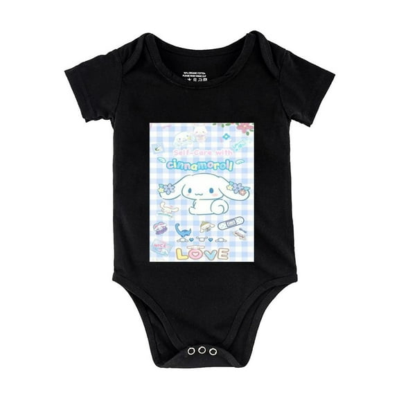 Hello Kitty Baby Boy Girl Romper Newborn Cute Onesie Clothes Black 3M/59