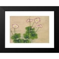 thumbnail image 2 of Zhang Ruoai 24x18 Black Modern Framed Museum Art Print Titled - Mallow Flowers (18th Century), 2 of 5