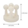 thumbnail image 2 of TRKIYQC Soporte de plástico para cepillos de dientes, gancho autoadhesivo multifuncional, soporte de cable impermeable para el hogar/la oficina, paquete de 4 TRKIYQC moderno, 2 of 9