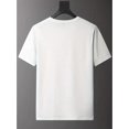 thumbnail image 2 of Camiseta de manga corta con cuello redondo y estampado de gatos para hombre, informal, cómoda y ligera, ideal para verano, estilo deportivo informal., 2 of 6
