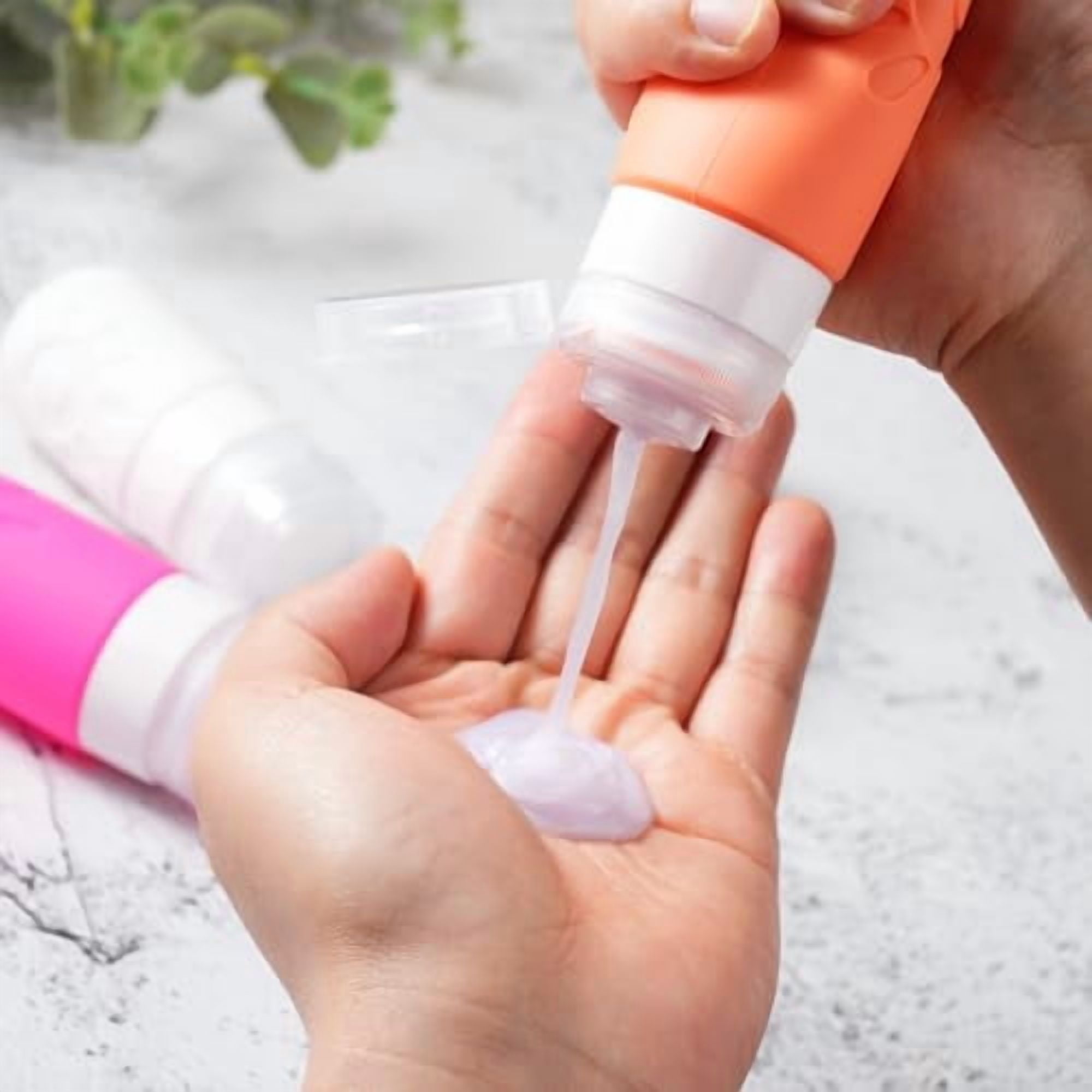 18 Pack travel Bottles for Toiletries, TSA Approved Silicone Travel Containers Leak Proof Refillable Travel Accessories for Shampoo Conditioner Lotion Body Wash(Multicolored D)