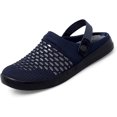 thumbnail image 2 of TANTOO Sandalias de Estar por Casa Planas para Hombres y Cómodos Suave Pantuflas de Interior Exterior… Azul 27.0 cm Azul 27.0 cm Xishao ropa, 2 of 2