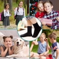 thumbnail image 5 of Xiao Hua Calcetines deportivos náuticos para niños y niñas, calcetines básicos casuales de algodón puro, juego de 6 pares, color negro, 5 of 5