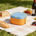 thumbnail image 4 of shyuyusa Microwave Safe Plastic Food Container Square Shape With Lid For Home Kitchen Food Storage And Daily Meal Carrying, 4 of 6