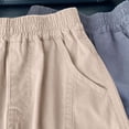 thumbnail image 6 of ShomPort Kids Boys Girls Cargo Pants Hiking Elastic Waist School Uniforms Long Pant with Pockets for 1-15 Years, 6 of 8