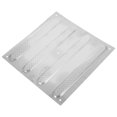 thumbnail image 3 of Tactile Warning Indicator 1Set Stainless Steel Blind Tile Design For Subways And Airports 30x30x0.2in, 3 of 8