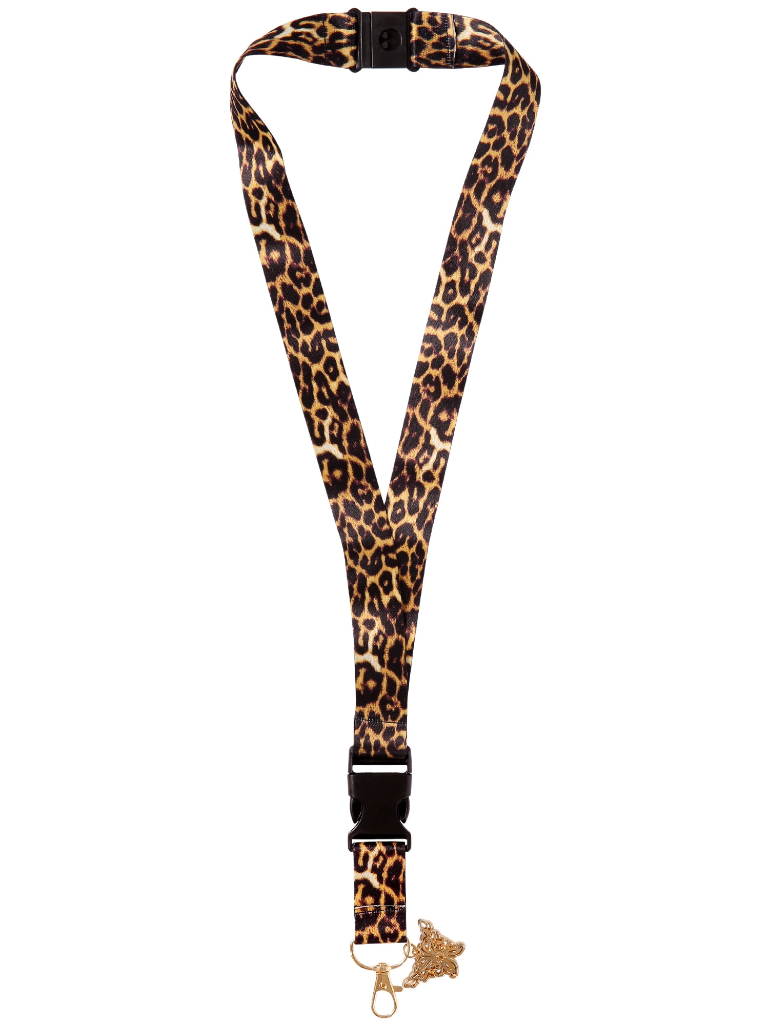 Jessica Simpson Women's Animal Print Detachable Lanyard