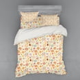 thumbnail image 2 of Ambesonne Floral Bedding Set 3 Pcs, Bees Birds Butterflies, Twin, Multicolor, 2 of 3