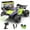 Green, variant on LOHEER 1:16 Remote Control Cars , Waterproof 4WD RC Monster Truck Toys Gifts for Kids Adults