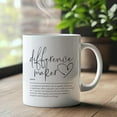 thumbnail image 2 of Difference Maker Gifts Coffee Mug, Thank You Appreciation Gifts for Coworkers Teacher Boss, Difference Maker Definition Ceramic Coffee Tea Cup Mug 11oz$$Home Decor, Kitchen, & Other, 2 of 6