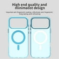 thumbnail image 2 of For iPhone 17 Pro 6.3" Case ,[Compatible with MagSafe] Cute Candy Color Drop Protection Slim Anti-Slip Shockproof Magnetic Phone Case,Blue,For iPhone 17 Pro, 2 of 7