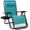Peacock Blue, variant on Best Choice Products Padded Zero Gravity Chair with Side Tray & Adjustable Headrest - Sand