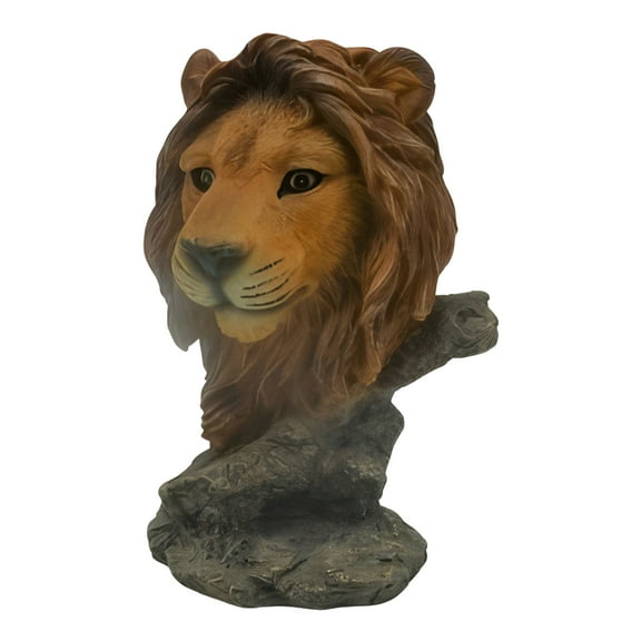 FC Design 4.75"H Lion Bust Figurine Statue Sculpture Ornament Decoration Home/Room Decor and Unique Gift Ideas for Housewarming, Holidays and Birthdays