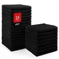 thumbnail image 1 of Toallitas HOMEXCEL de microfibra negras, 24 unidades, 30 x 30 cm, 1 of 7